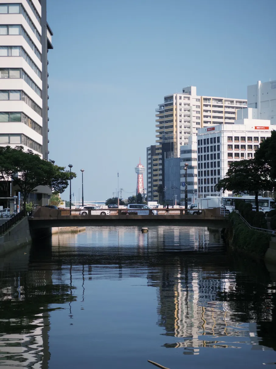 荒戸で借地権者の住宅と背中合わせに残る底地の様子
